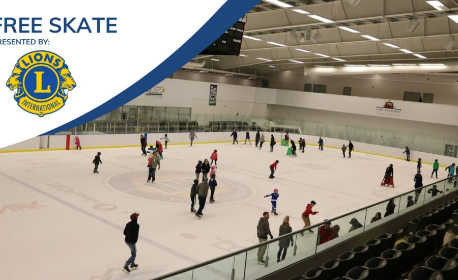 City of Port Colborne Free Skate at Vale Centre, sponsors PC Lions Club 2025